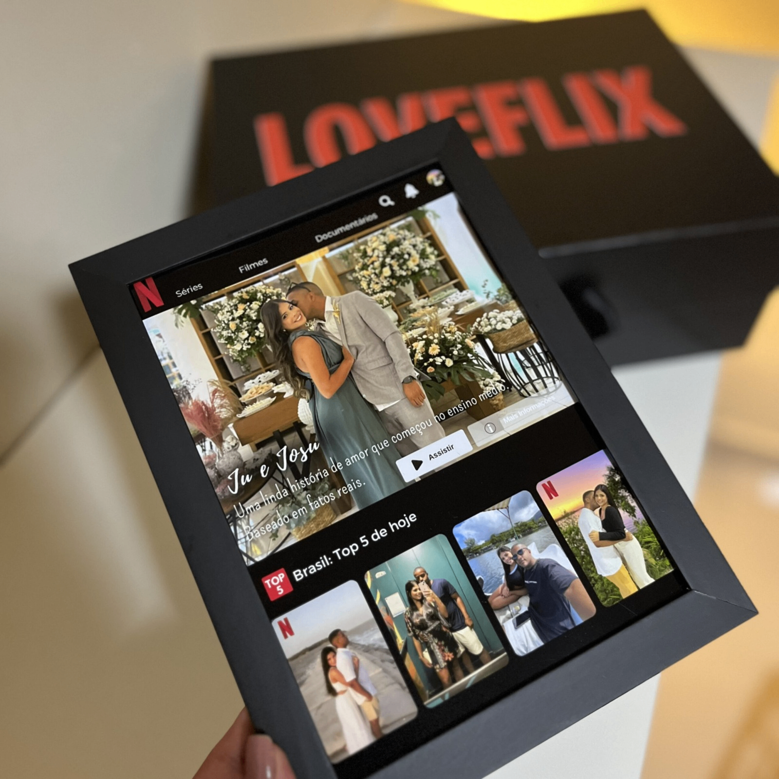 Quadro Netflix personalizado